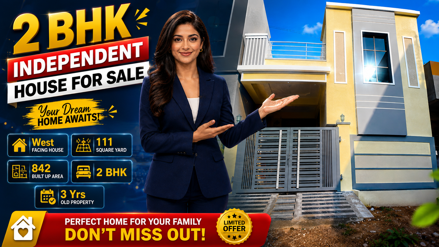 Prime Spacious 2 BHK House in Injapur Near ORR