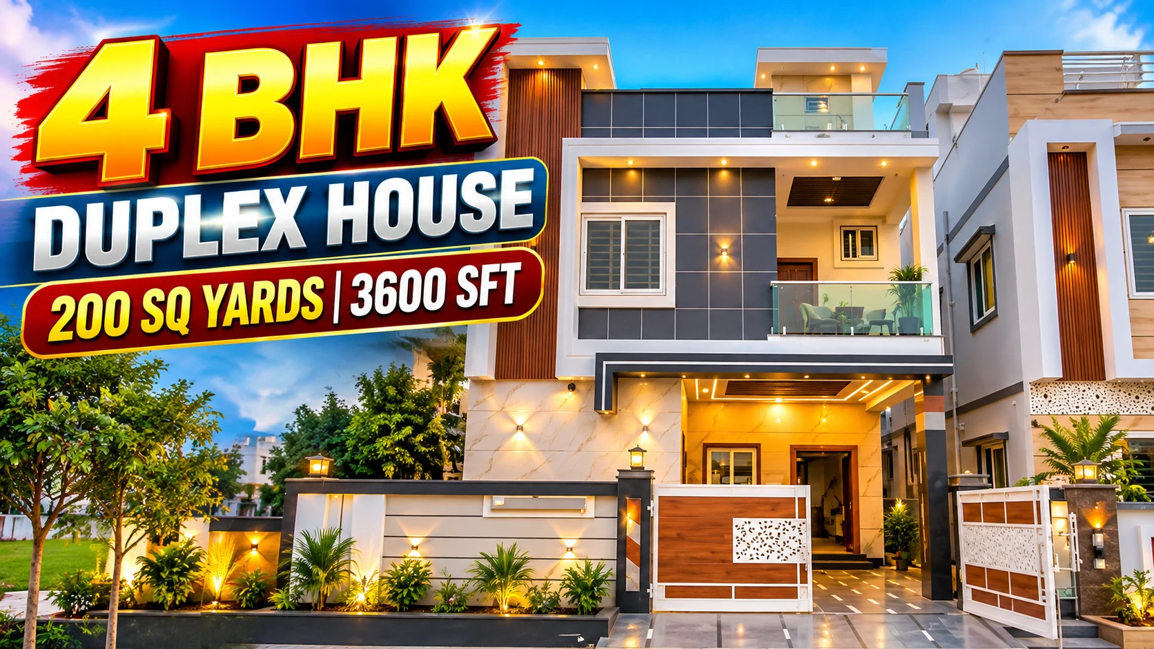 Exclusive Luxurious 4 BHK Duplex in Kapra